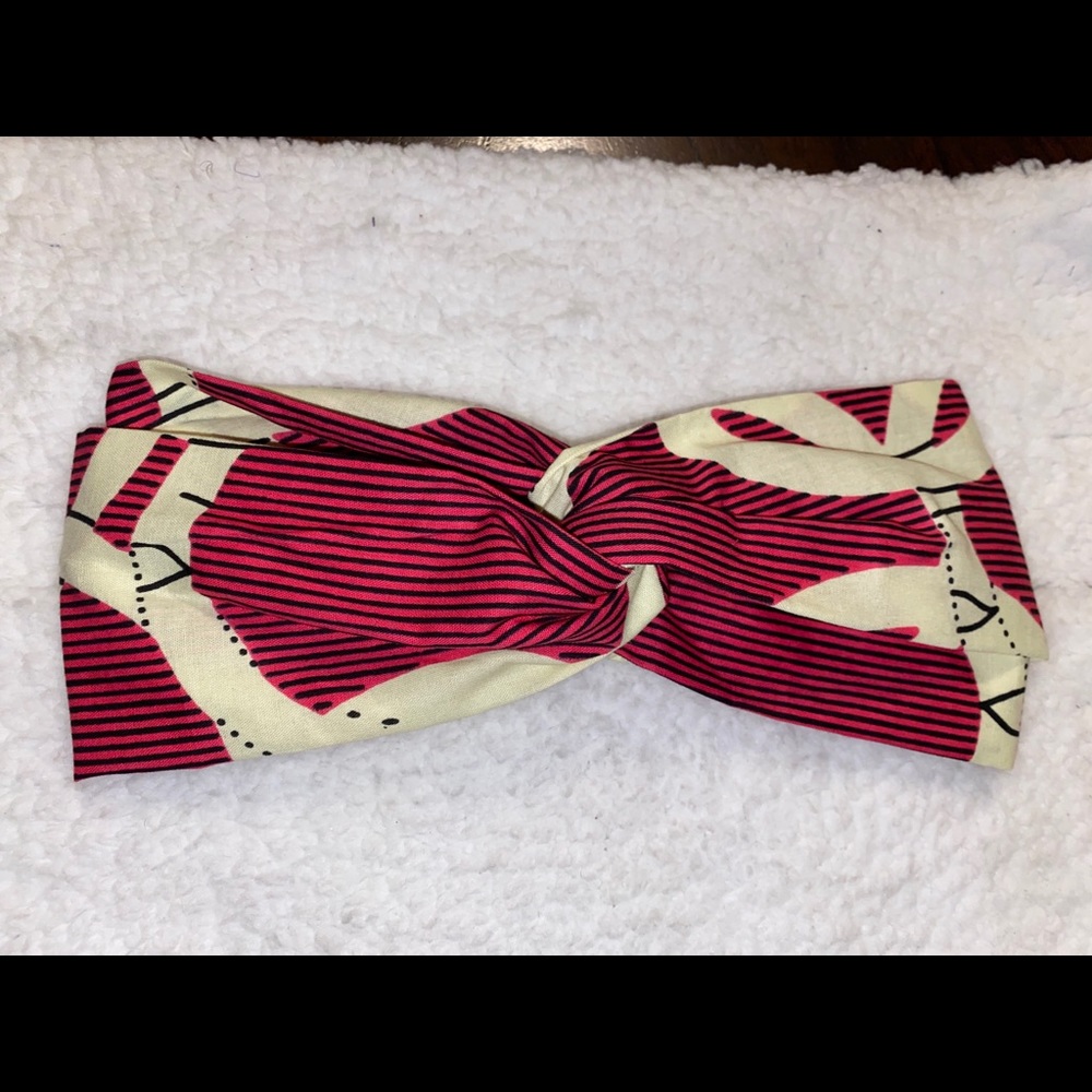 Pink/cream African headband - BOGO free sale now!